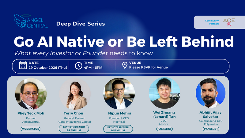 AngelCentral Deep Dive Series: Go AI-Native or Be Left Behind: What Every Investor and Founder Needs to Know