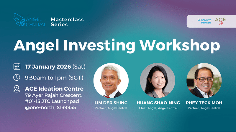 AngelCentral Masterclass Series: Angel Investing Workshop