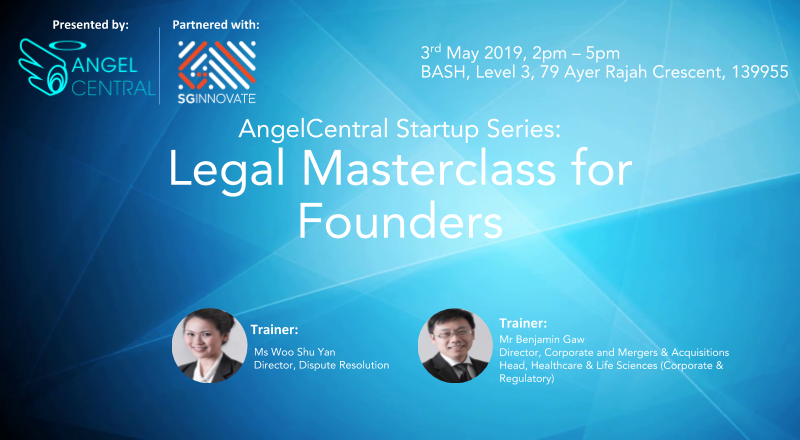 AngelCentral Startup Series: Legal Masterclass for Founders